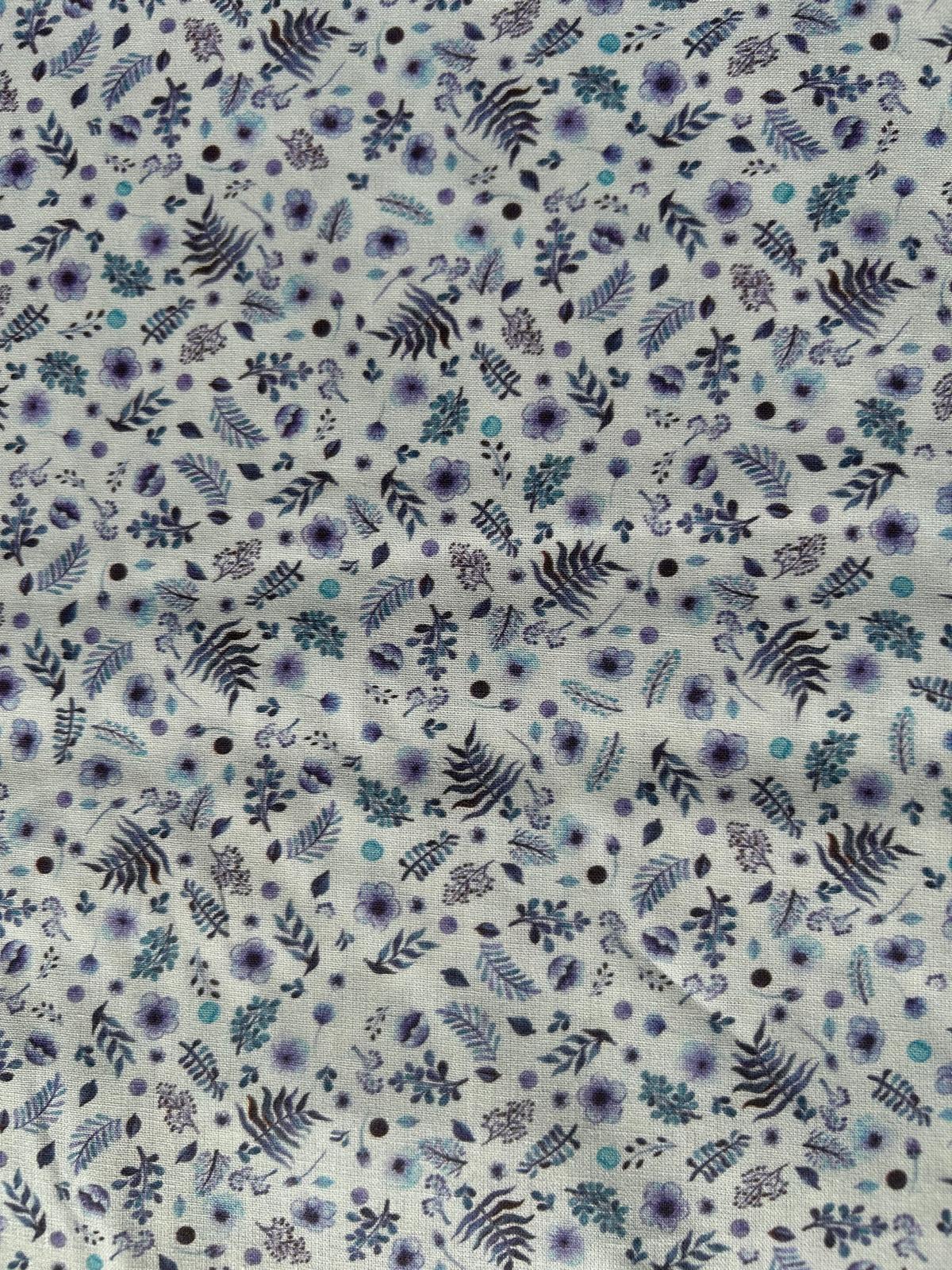 Cotone tinto in filo stampa vichy disegno fiore con ispirazione acquarelli 6 Cotone tinto in filo stampa vichy disegno fiore con ispirazione acquarelli - immagine 6
