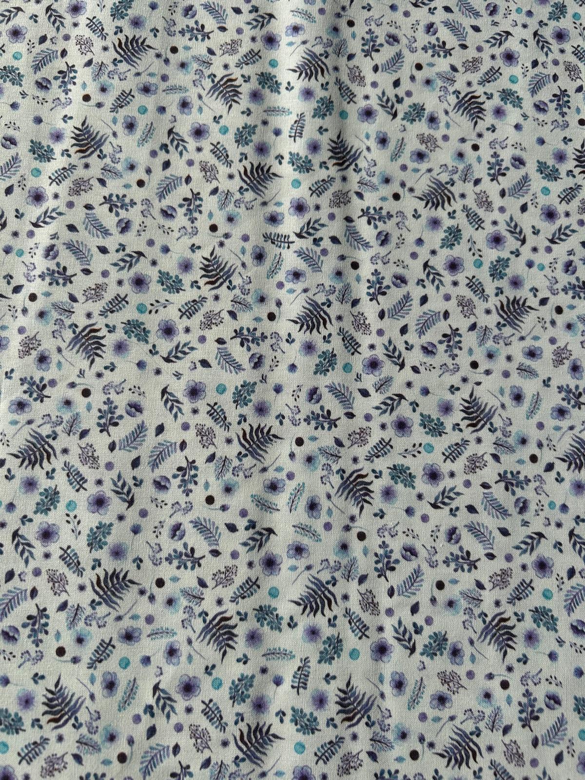 Cotone tinto in filo stampa vichy disegno fiore con ispirazione acquarelli 7 Cotone tinto in filo stampa vichy disegno fiore con ispirazione acquarelli - immagine 7
