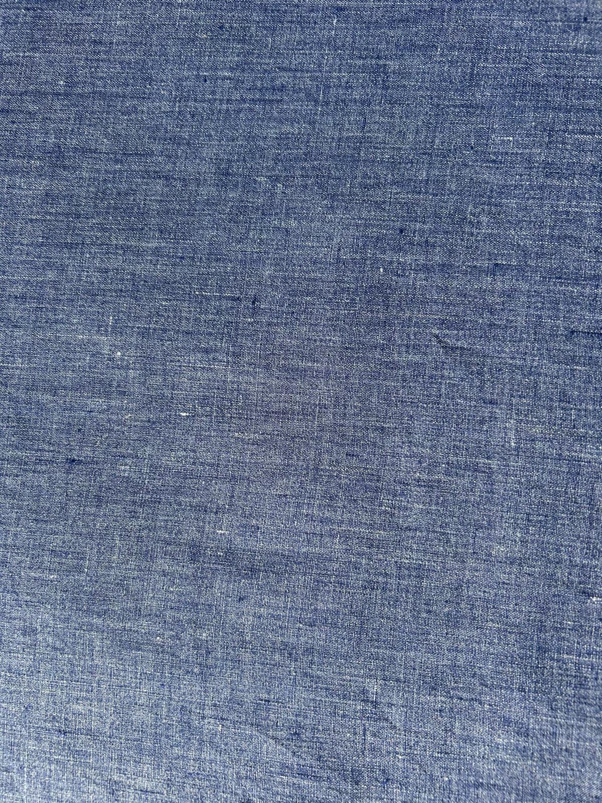 Lino tinto in filo blue scuro 4 Lino tinto in filo blue scuro - immagine 4