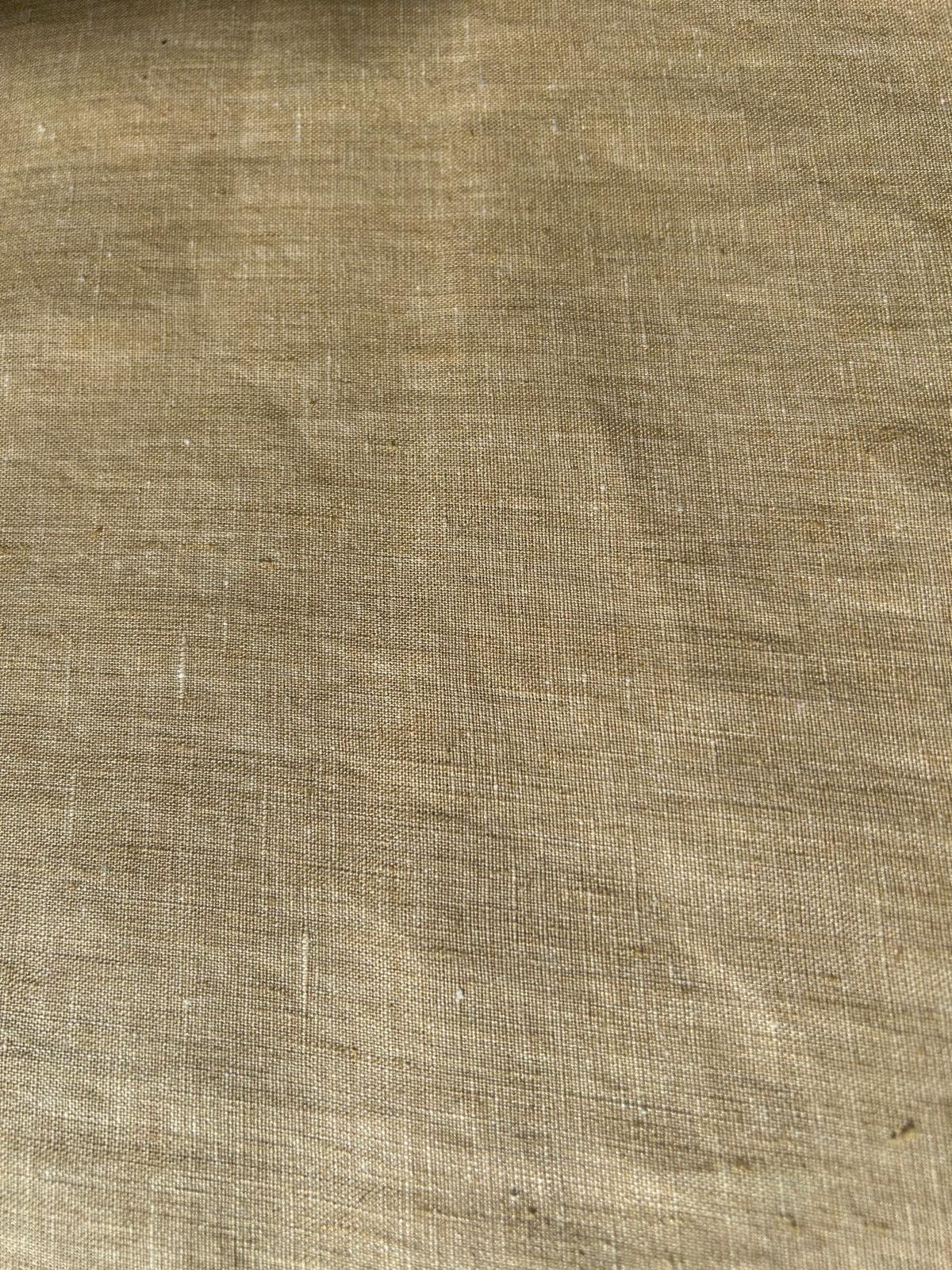 Lino tinto in filo cammello 4 Lino tinto in filo cammello - immagine 4