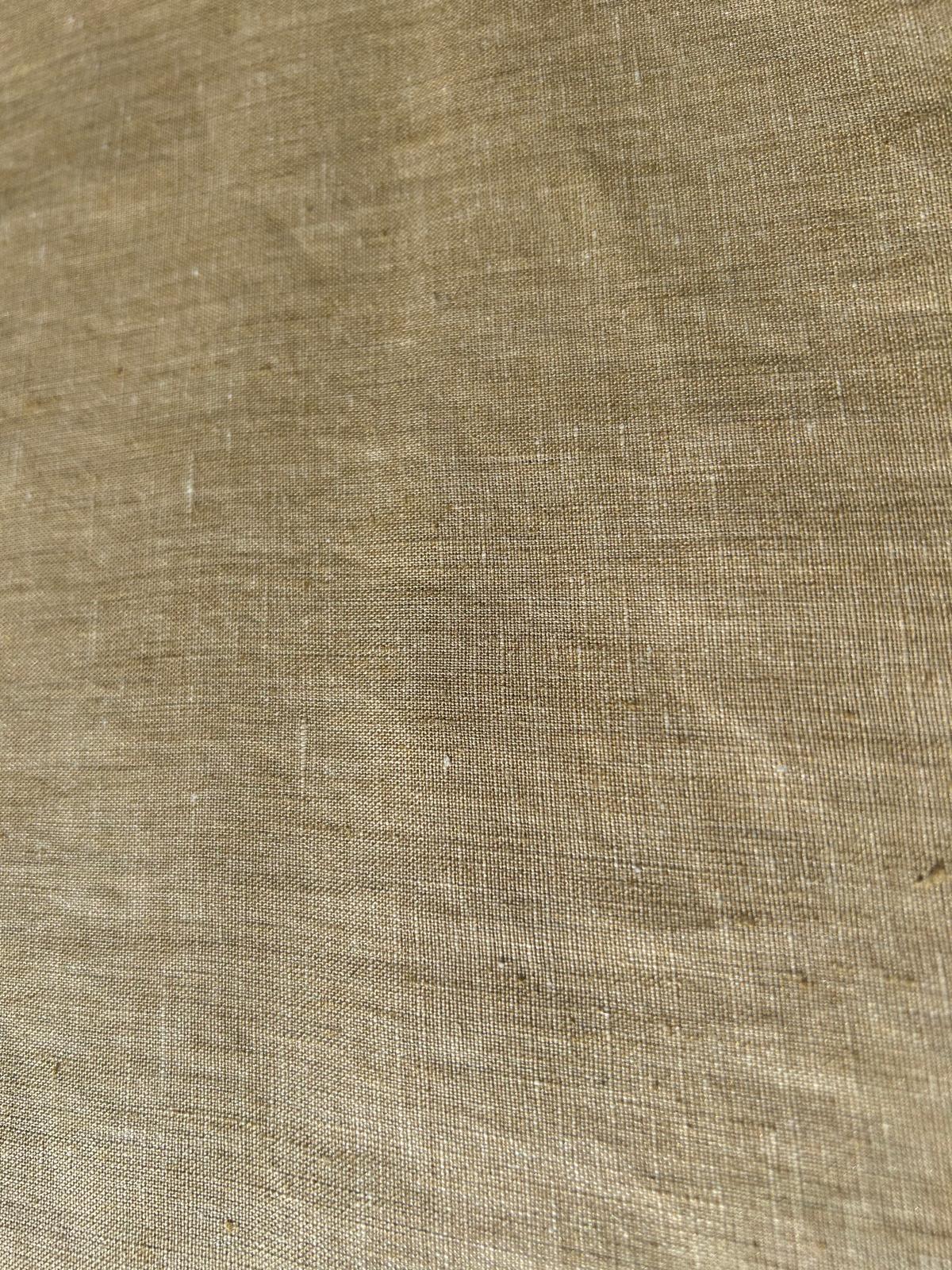 Lino tinto in filo cammello 1 tinto in filo