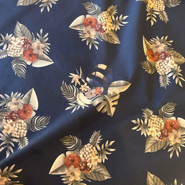 Catalogo tessuti 23 cotone sfondo blu