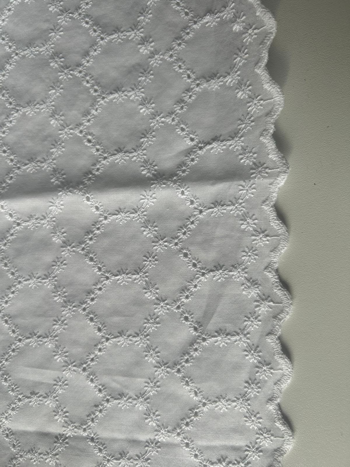 Sangallo effetto rombo bianco 2 Sangallo effetto rombo bianco - immagine 2