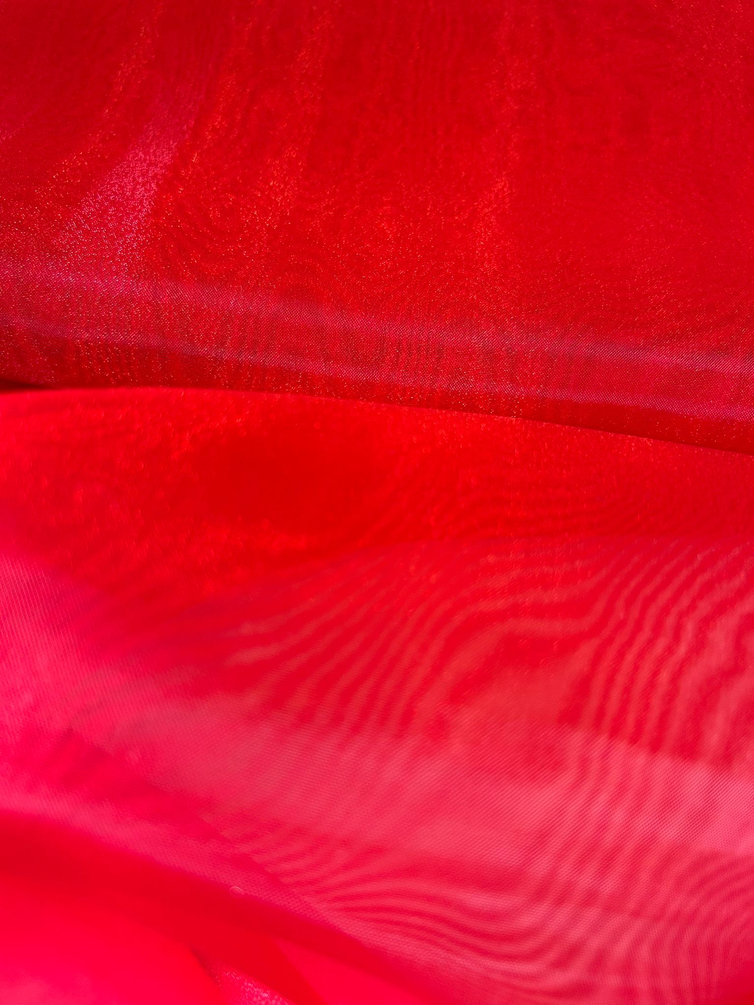 Organza rosso bordeaux 2 Organza rosso bordeaux - immagine 2