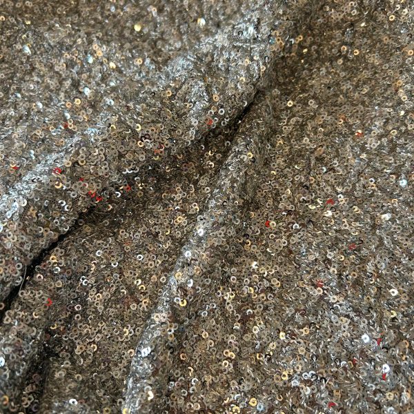 Catalogo tessuti 13 mono elastico paillettes argento