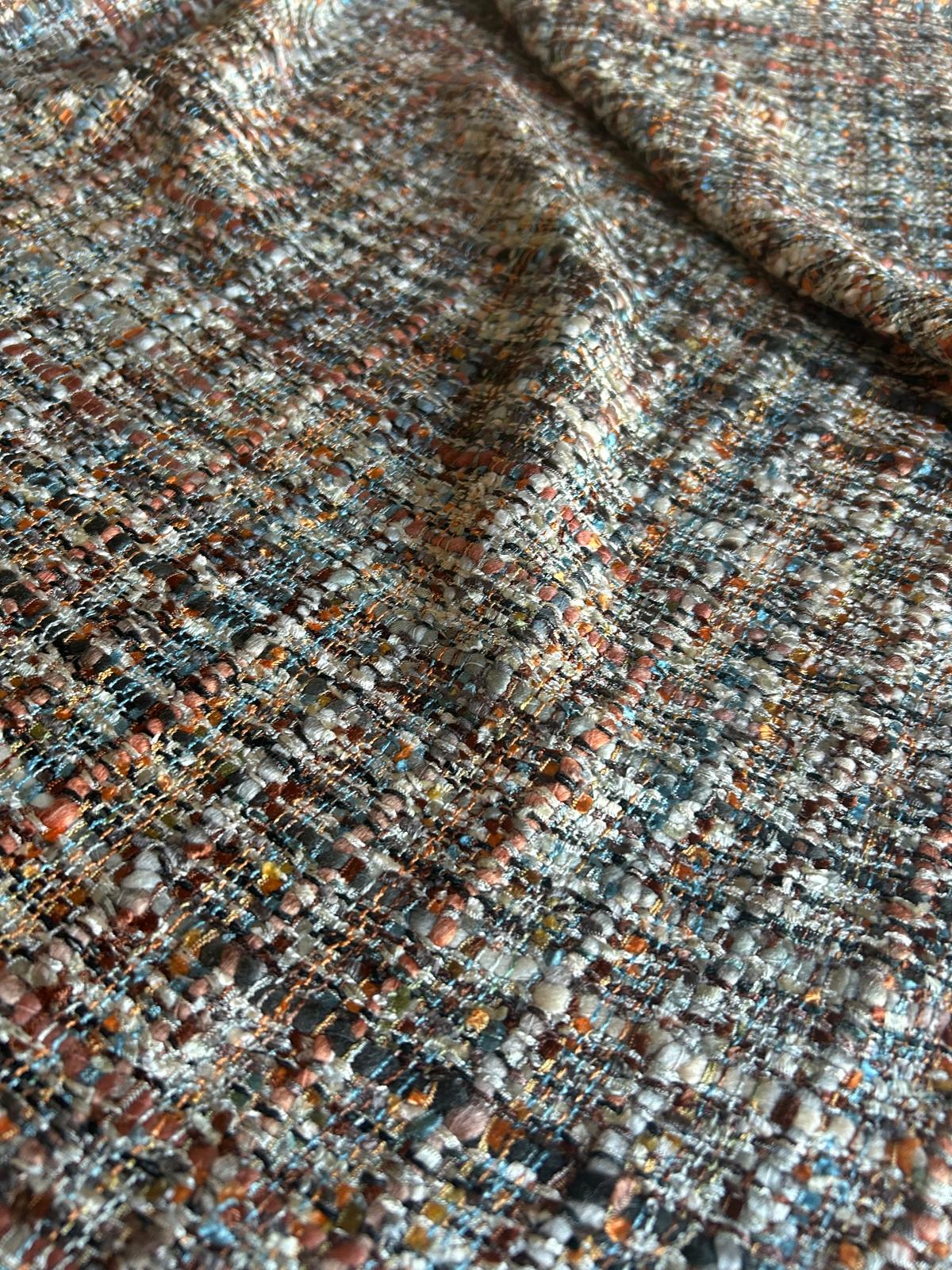 Tessuto lavorato effetto chanel vari colori 4 Tessuto lavorato effetto chanel vari colori - immagine 4