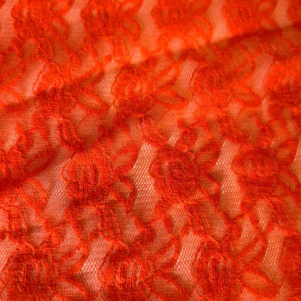 fiore piccolo astratto arancio fluo