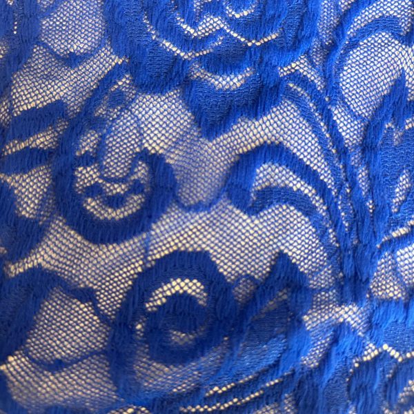 disegno fiore medio blue elettrico