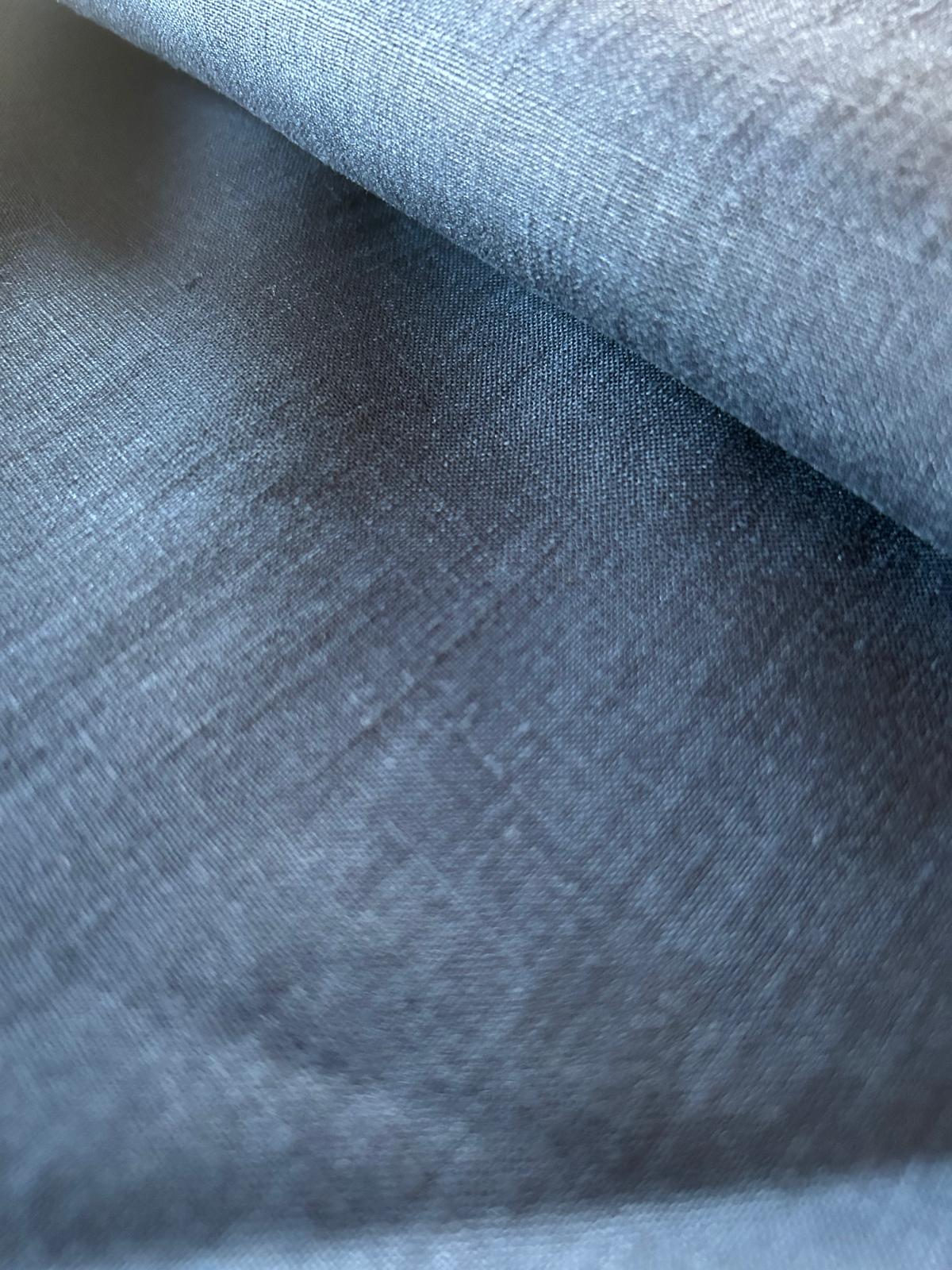 Lino blue scuro tinto pezza 1 Lino blue scuro