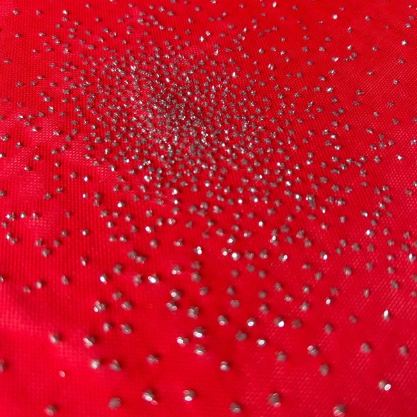 Catalogo tessuti 15 glitterato elasticizzato arancio fluo