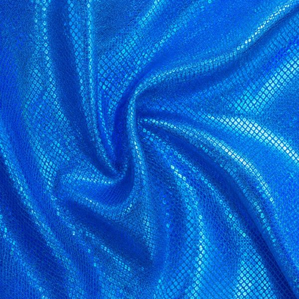 Lycra spalmata cangiante ologramma turchese