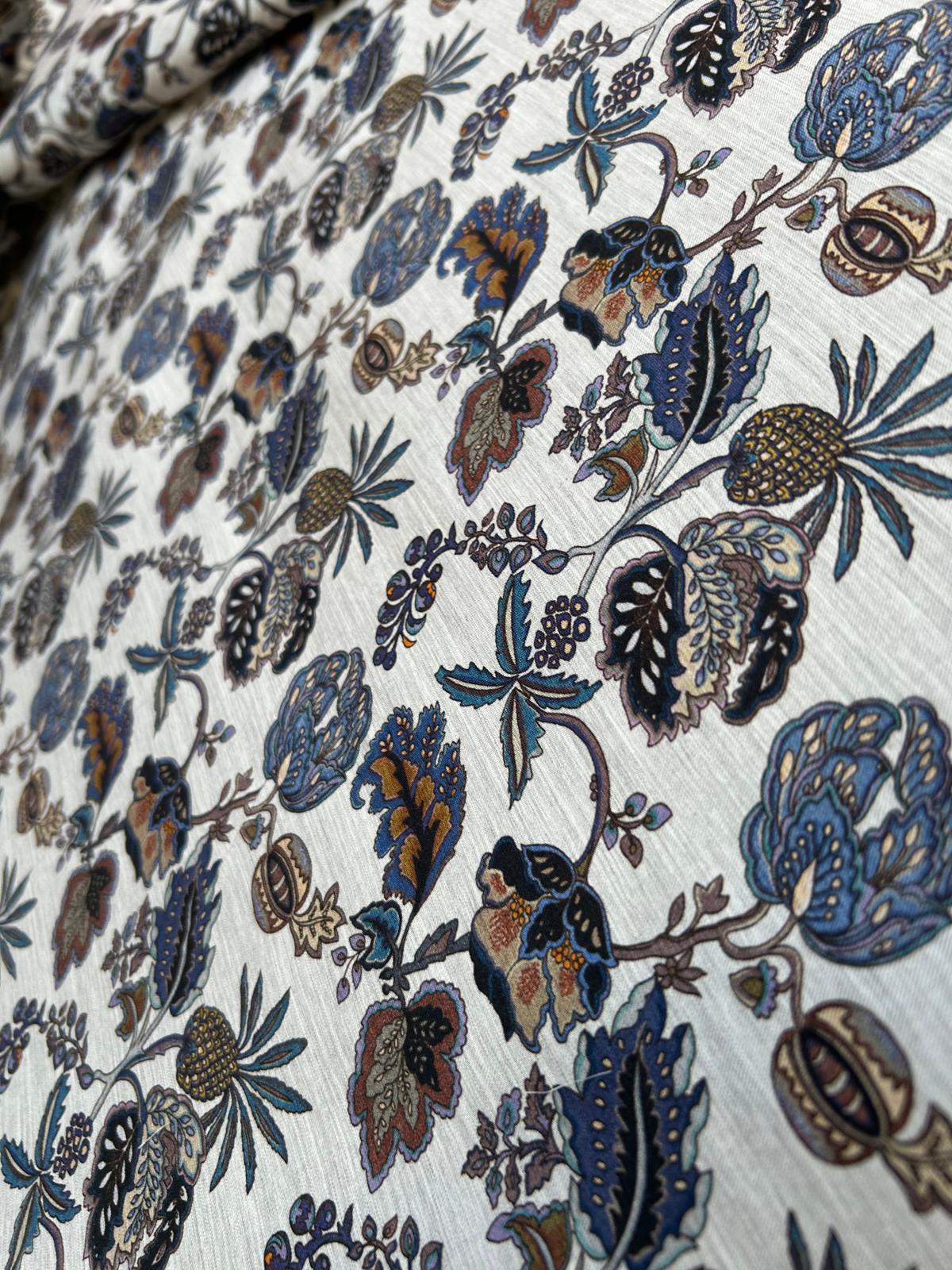 cotone mano seta motivo floreale stile indiano 1 stile indiano