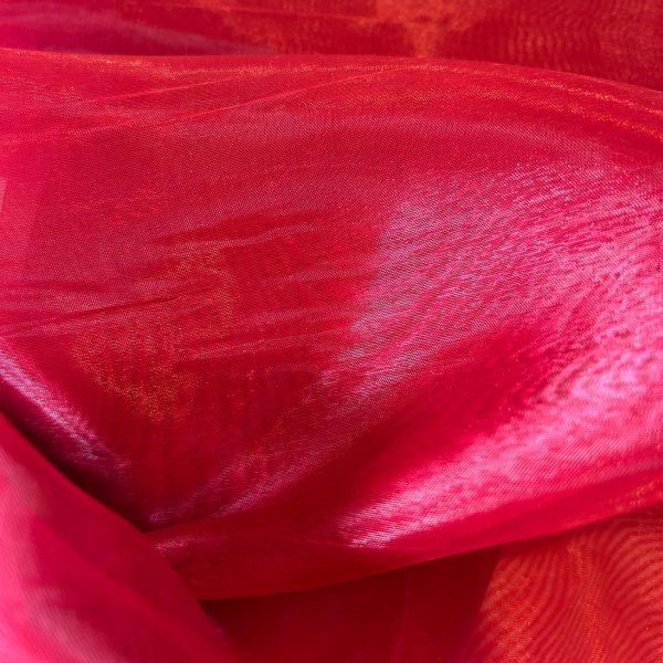 Organza rosso vivo