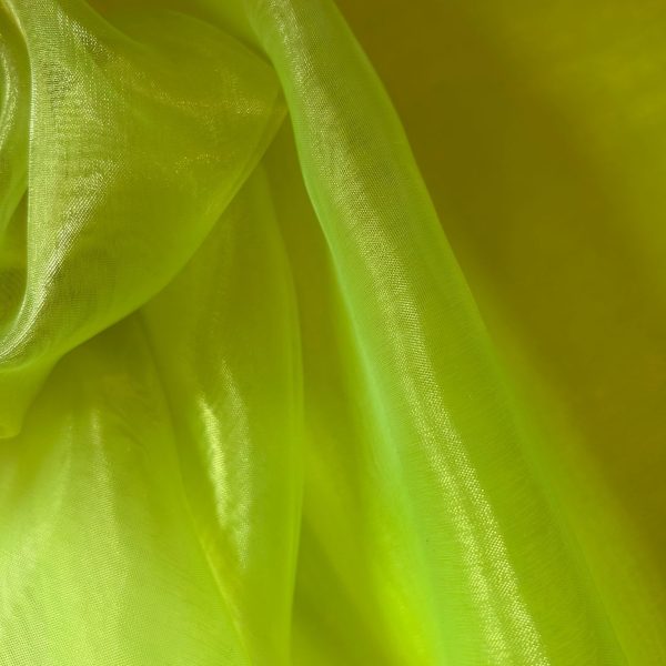 organza verde acido fluo