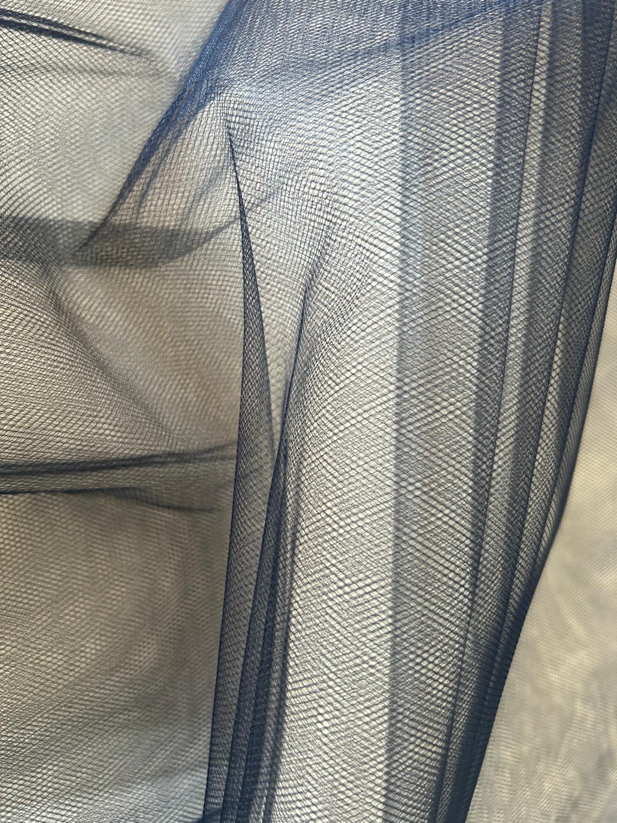 Tulle rigido blu scuro 3 Tulle rigido blu scuro - immagine 3