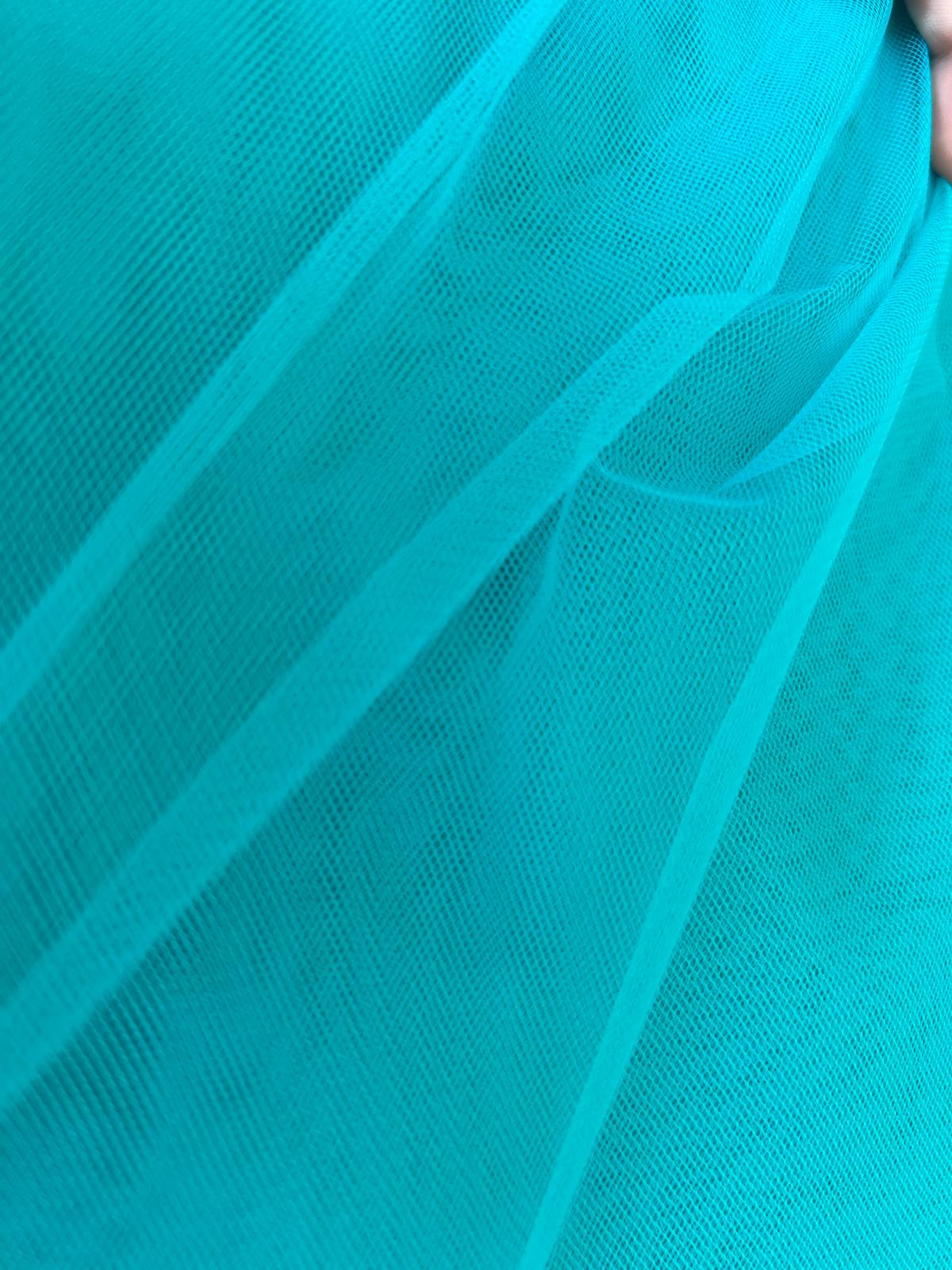 Tulle rigido verde smeraldo 2 Tulle rigido verde smeraldo - immagine 2